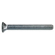 MIDWEST FASTENER #10-24 x 1-3/4 in Phillips Flat Machine Screw, Zinc Plated Steel, 100 PK 54689